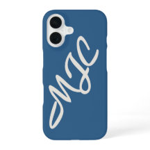 Coastal Blue Custom Monogram