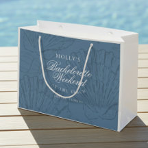 Coastal Blue Seashell Bachelorette