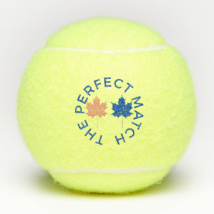 Coastal Blue Tenniscore Bridal Shower Wedding Tennis Balls