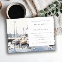 Coastal Boats at Harbour Seascape Weekend Party