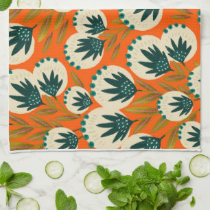 Coastal Botanical Kitchen Towels