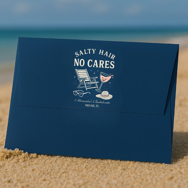 Coastal Breeze Last Toast Bachelorette Envelope (Creator Uploaded)