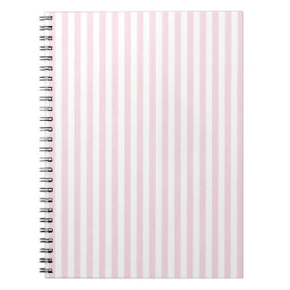 Coastal Breeze Stripes - Seashell Pink Notebook