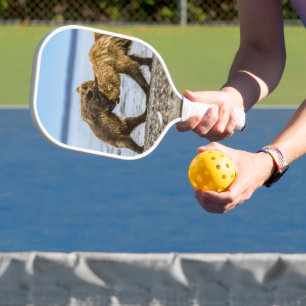 Coastal brown bears pickleball paddle