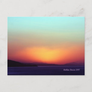Coastal California Sunrise Postcard