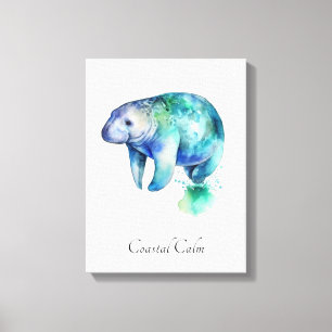 Coastal Calm Manatee Wall Decor