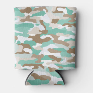 Coastal Camouflage Can Cooler