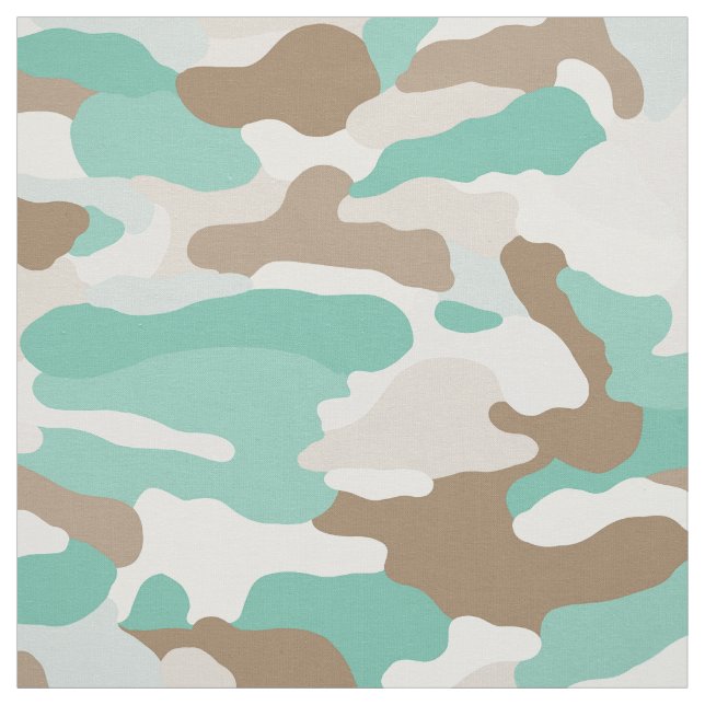 Coastal Camouflage Fabric (Swatch)