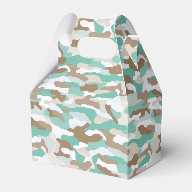 Coastal Camouflage Favour Box (Front Side)