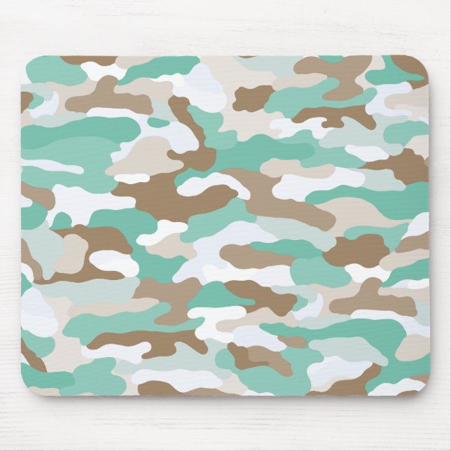 Coastal Camouflage Mouse Pad (Front)