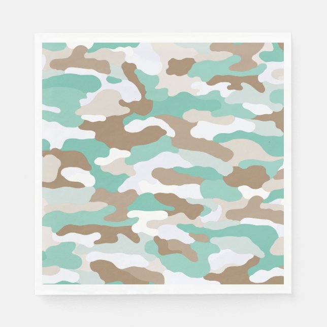 Coastal Camouflage Napkin (Front)