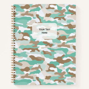 Coastal Camouflage Notebook