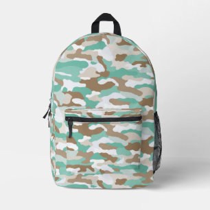 Coastal Camouflage Printed Backpack