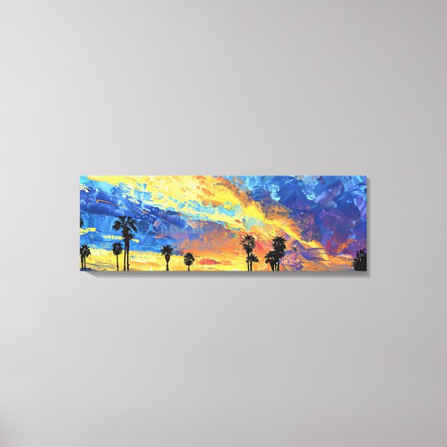 Coastal Canvas: SoCal Sunset Dreams Canvas Print (Front)
