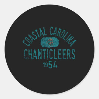 Coastal Carolina Chanticleers 1954 Classic Round Sticker
