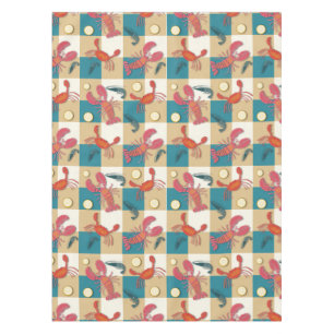 Coastal Catch Picnic  Tablecloth