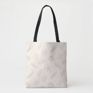 Coastal Catch Sandy Taupe Tote Bag