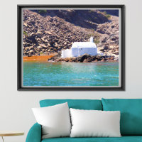 Coastal Charm: Santorini, Greece's Secluded Chapel