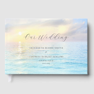Coastal Charm Wedding Guest Book