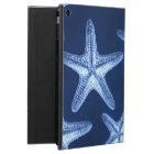 coastal chic beach rustic nautical blue starfish