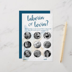 Coastal Chic Blue Starfish Laborin or Lovin Game