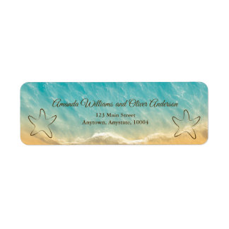 Coastal Chic Golden Sand Turquoise Water Wedding