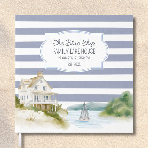 Coastal Chic Rental Family Lake House Guest Book