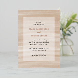 Coastal Chic Sandy Neutral Elegant Wedding