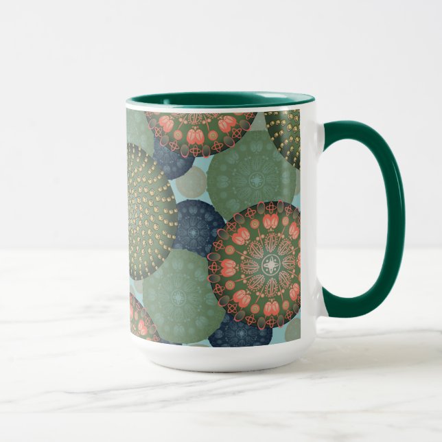 Coastal Chic Stylised Coral Mug (Right)