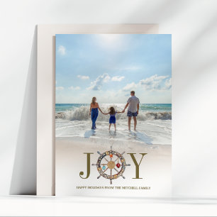 Coastal Christmas Nautical Holiday Joy Photo