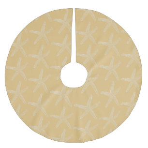 Coastal Christmas Starfish Tree Skirt