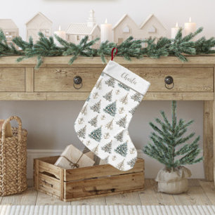 Coastal Christmas Tree Small Christmas Stocking