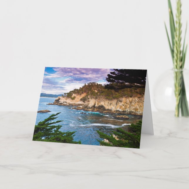 Coastal Cliff Landscape Card (Front)