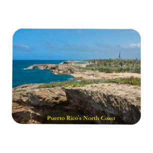 Coastal Cliffs and Beaches at Cueva del Indio Magnet