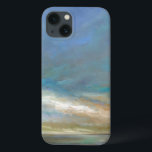 Coastal Clouds with Ocean iPhone 13 Case<br><div class="desc">An amazing coastal painting of that stunning Californian shoreline as depicted by Sheila Finch. This nature inspired landscape takes a touch of the familiar and applies a modern touch in this colourful piece of art brought to you by World Art Group. Light breaking through clouds over a calm ocean that...</div>