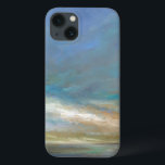 Coastal Clouds with Ocean iPhone 13 Case<br><div class="desc">An amazing coastal painting of that stunning Californian shoreline as depicted by Sheila Finch. This nature inspired landscape takes a touch of the familiar and applies a modern touch in this colourful piece of art brought to you by World Art Group. Light breaking through clouds over a calm ocean that...</div>