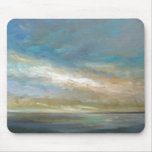 Coastal Clouds with Ocean Mouse Pad
