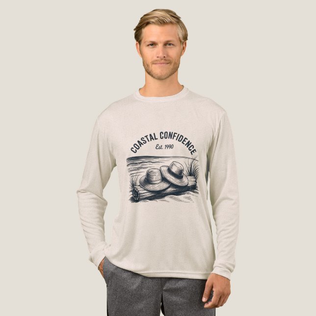 Coastal Confidence Tri-Blend Shirt (Full Front)