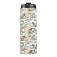 Coastal Cottage Lighthouse Pattern