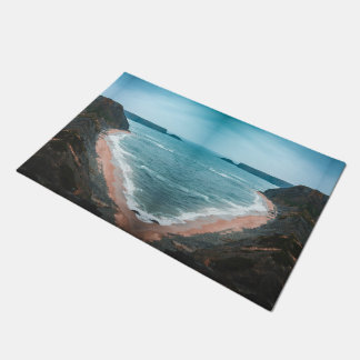 Coastal Cove Beach Landscape Rug