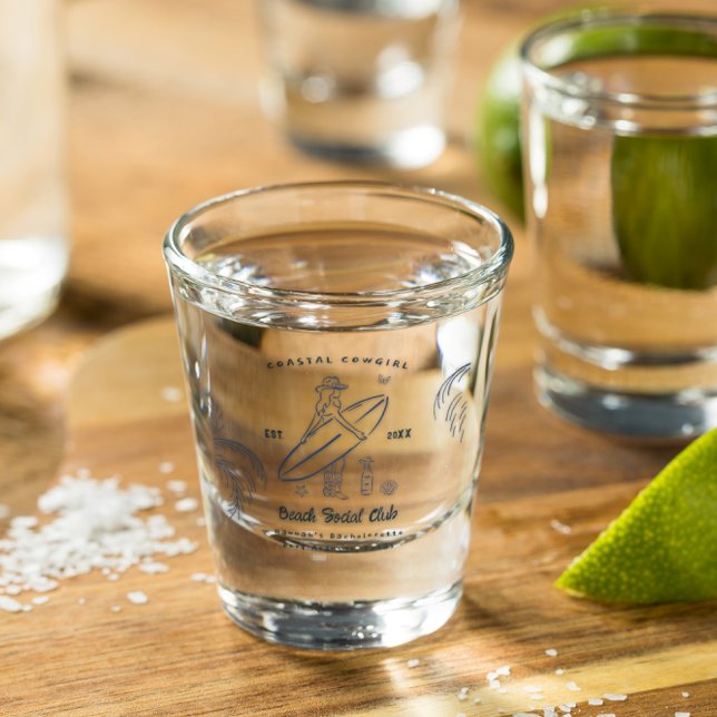 Coastal Cowgirl Bachelorette Favour Shot Glass (Creator Uploaded)