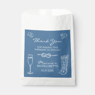 Coastal Cowgirl Bachelorette Party Weekend Favour Bags
