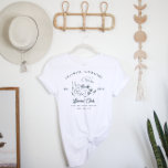 Coastal Cowgirl Bachelorette  T-Shirt<br><div class="desc">The perfect bachelorette shirts for your entire bridal party! The perfect way for your crew to get all the attention everywhere you and your gals go! Can be customised for bridesmaids, groomsman, mother of the bride, etc. Great for bachelor parties too! These designs can be personalised for your special occasion...</div>