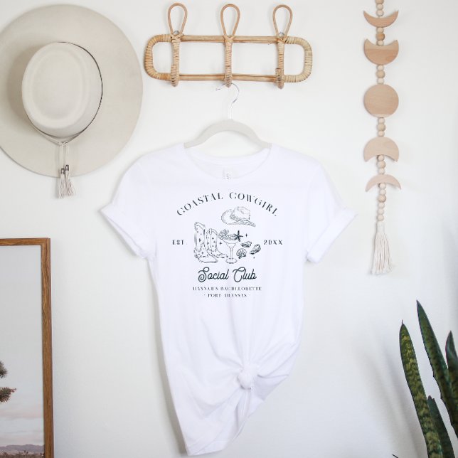 Coastal Cowgirl Bachelorette  T-Shirt (Creator Uploaded)