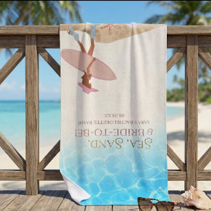 Coastal Cowgirl Beach Bachelorette Boots Nash Bash Towel