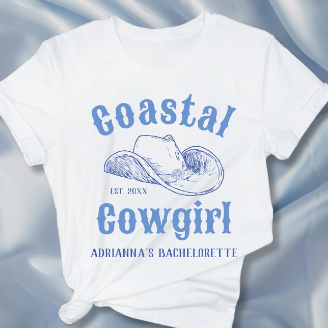 Coastal Cowgirl Beach Bachelorette Custom T-Shirt (Coastal Cowgirl Beach Bachelorette Custom T-Shirt)