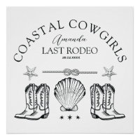 Coastal Cowgirl Boots Western Bachelorette Party