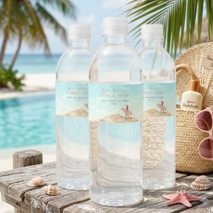 Coastal Cowgirl Cowgirl Boots Sea Sand bachelorett Water Bottle Label