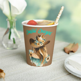 Coastal Cowgirl Western Party  Paper Cups
