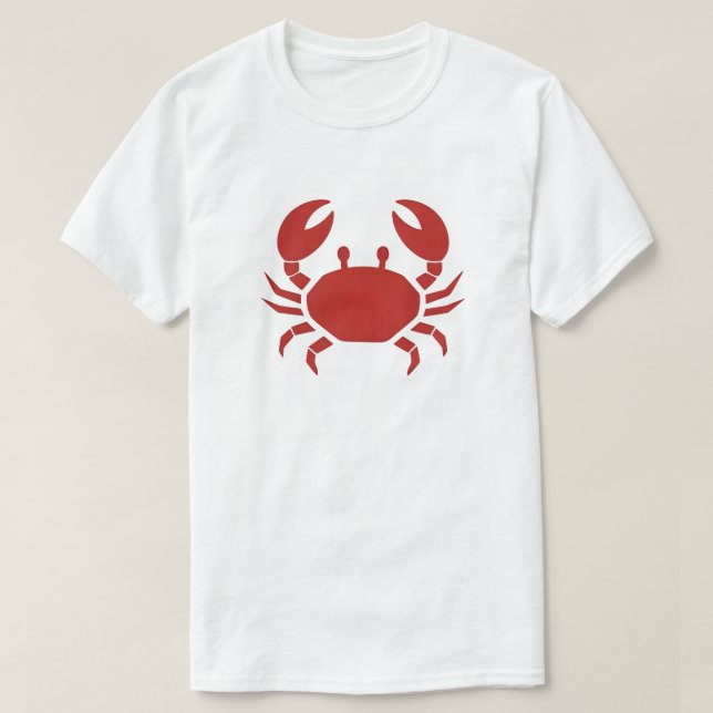 Coastal Crab Charm T-Shirt (Design Front)